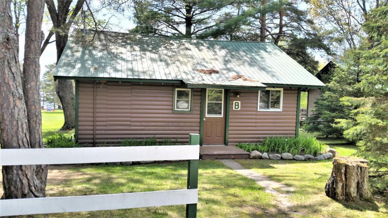 Logging Chain Lodge Cottage Resort Dwight Exterior photo